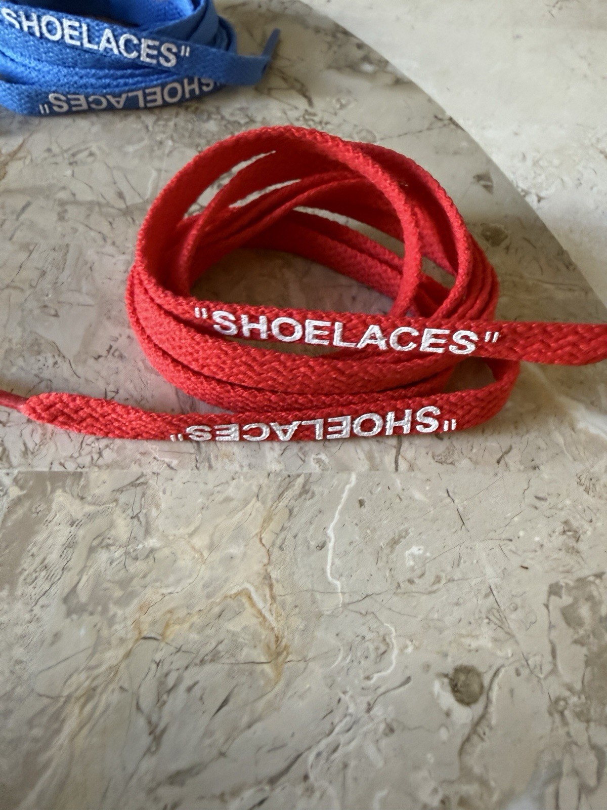 NEW “SHOELACES” Flat Laces Replacement Off-White “The Ten” FREE SHIPPING
