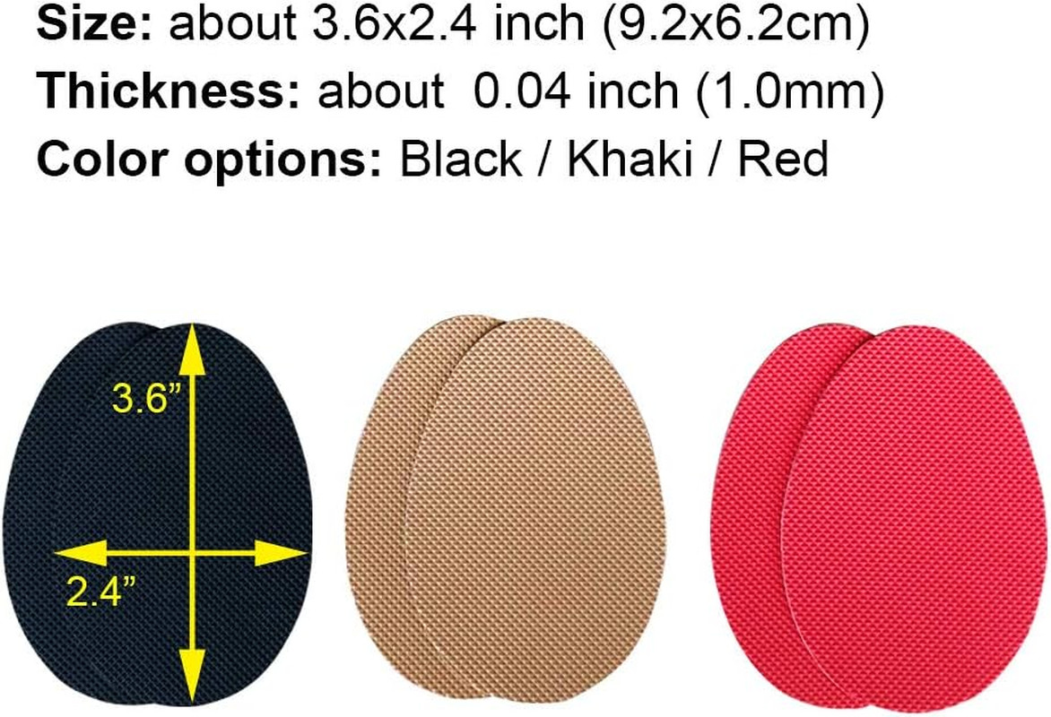 Unikstep 5 Pairs Shoe Sole anti Slip Grips, Non Skid Self Adhesive Rubber Pads,