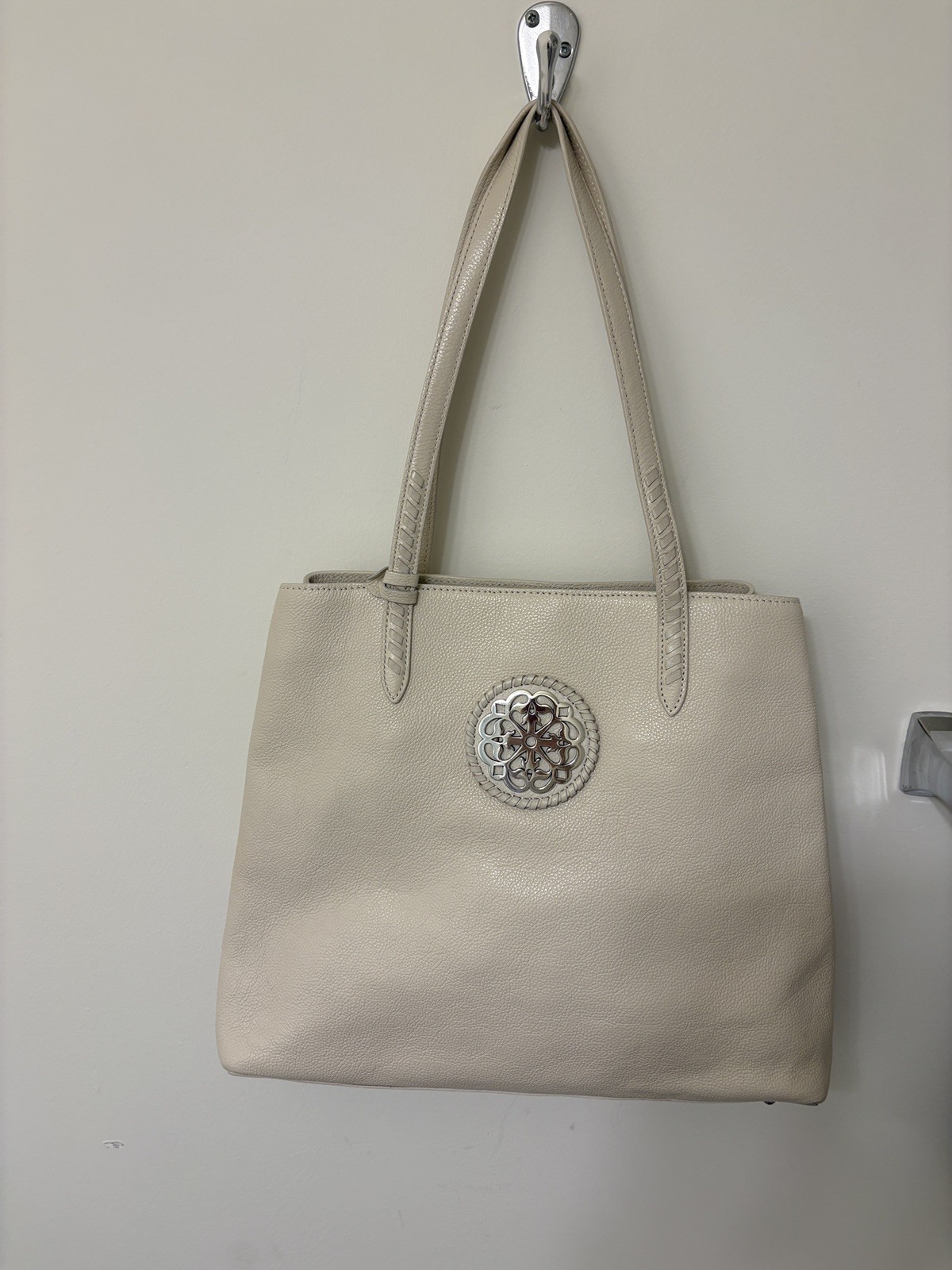 Brighton Handbag Ferrara Off White Ancora Shopper Tote