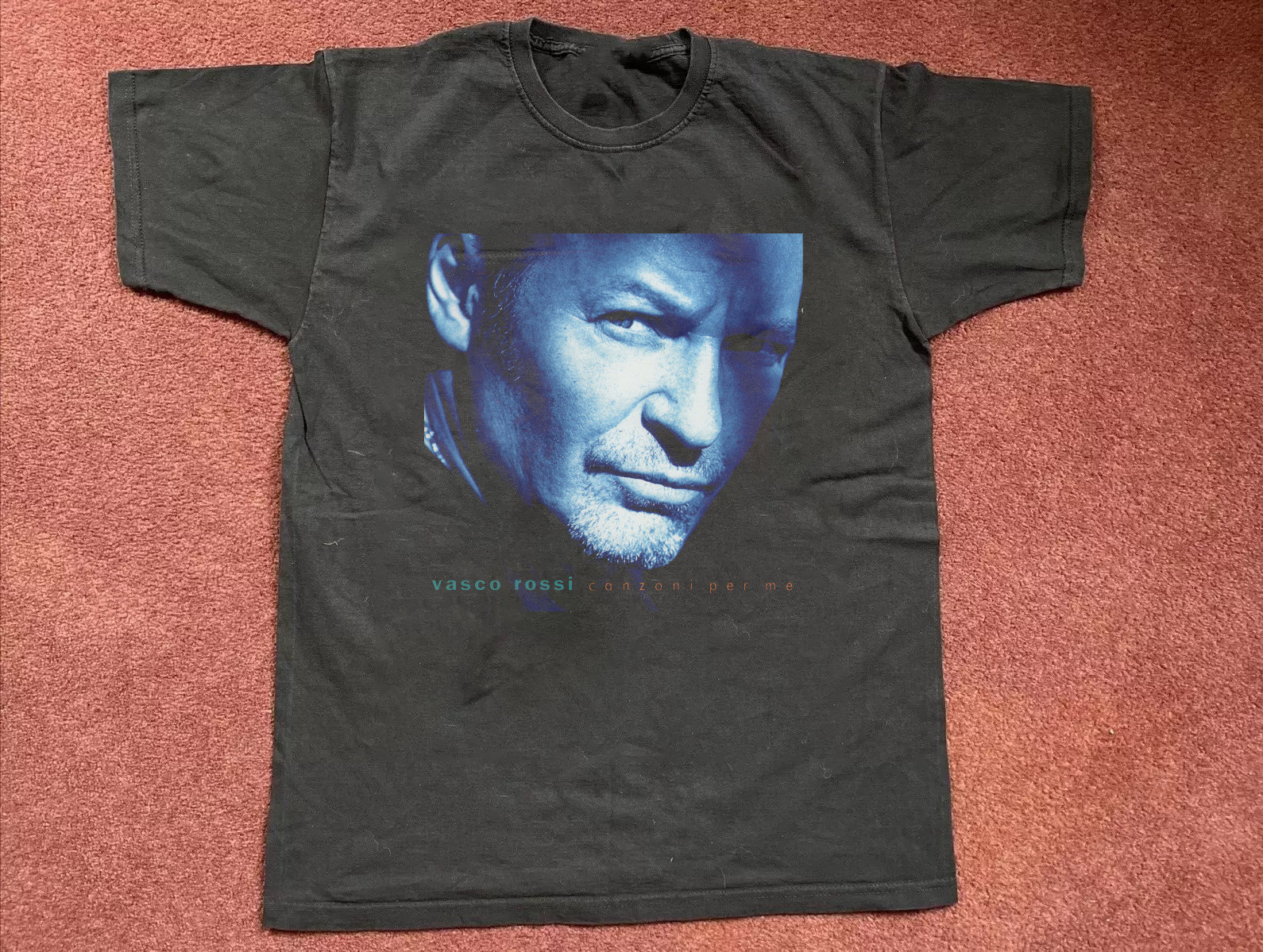 Vasco Rossi – Canzoni Per Me Black Cotton Shirt Full size S-5XL HL832