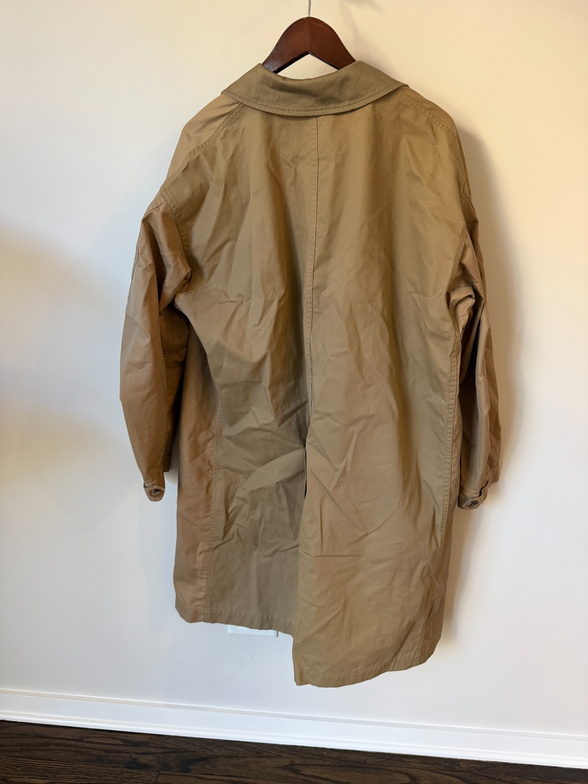 🔥 Comme Des Garcons Home C002 Long Coat Beige S [Fits Oversized – Large]