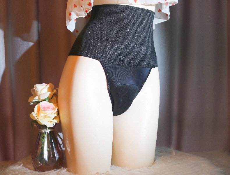 Crossdresser High Waist Control Briefs Tuck Panties Shapewear 1Pc
