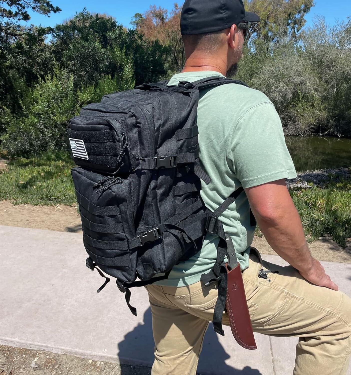 Tactical Backpack – Military Large Army Assault 3 Day Molle Bug Out Bag Rucksack