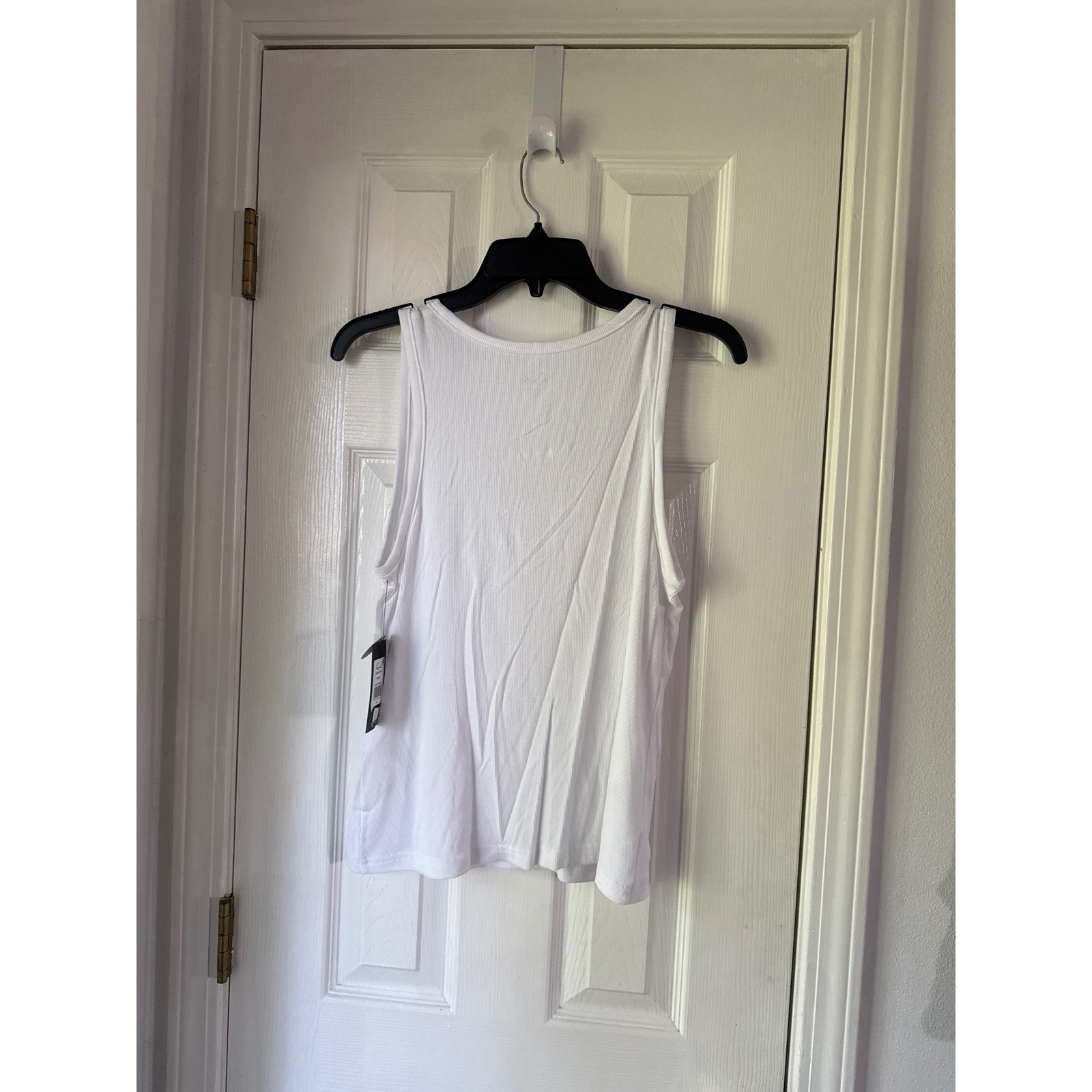 Rails Everyday Tank Top White Ribbed Scoop Neck XL 861C-376C-002 NEW