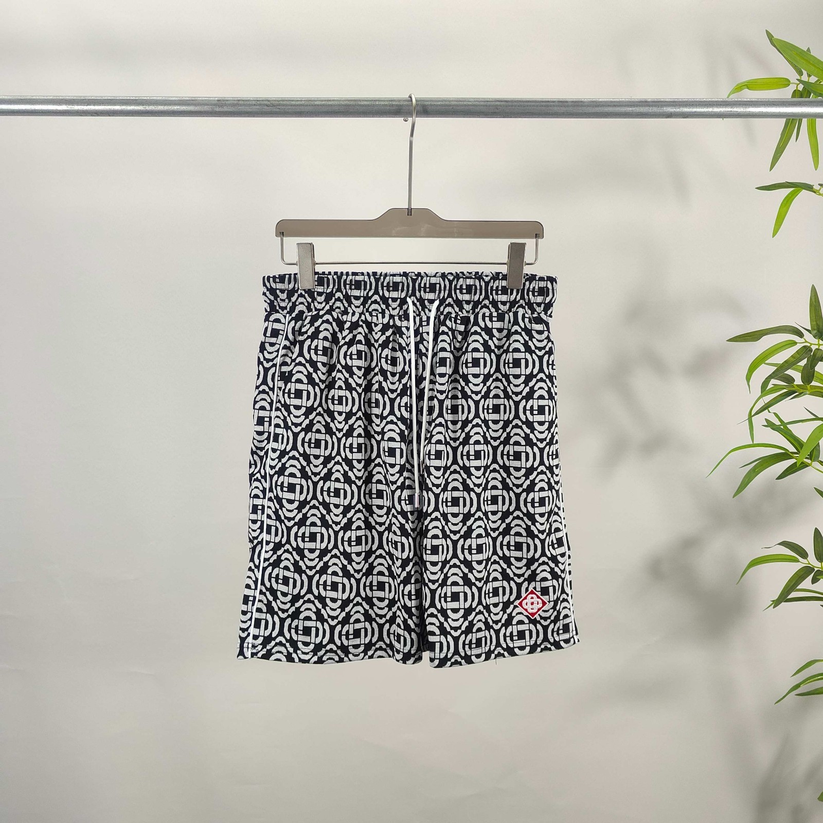 Casablanca high-end vacation shirt shorts, Hawaii beach vacation set