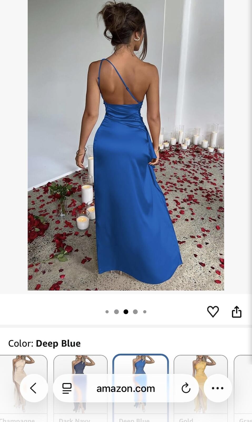Viral OYS One Shoulder Formal Dress