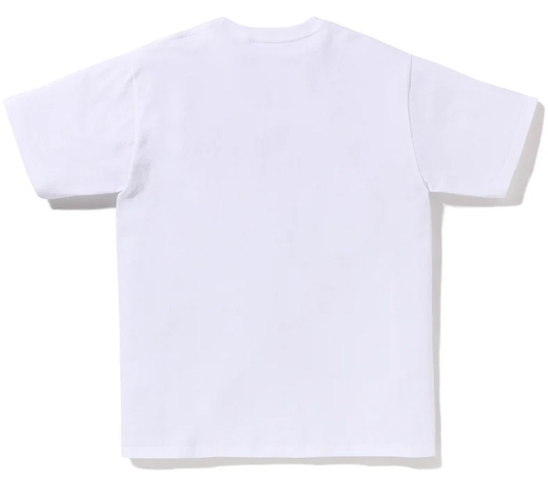 A BATHNIG APE Men’s ABC CAMO COLLEGE TEE NEW & AUTHENTIC ( BELOW RETAIL!! )