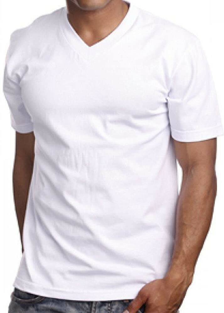 3PK Mens V-Neck T-Shirts