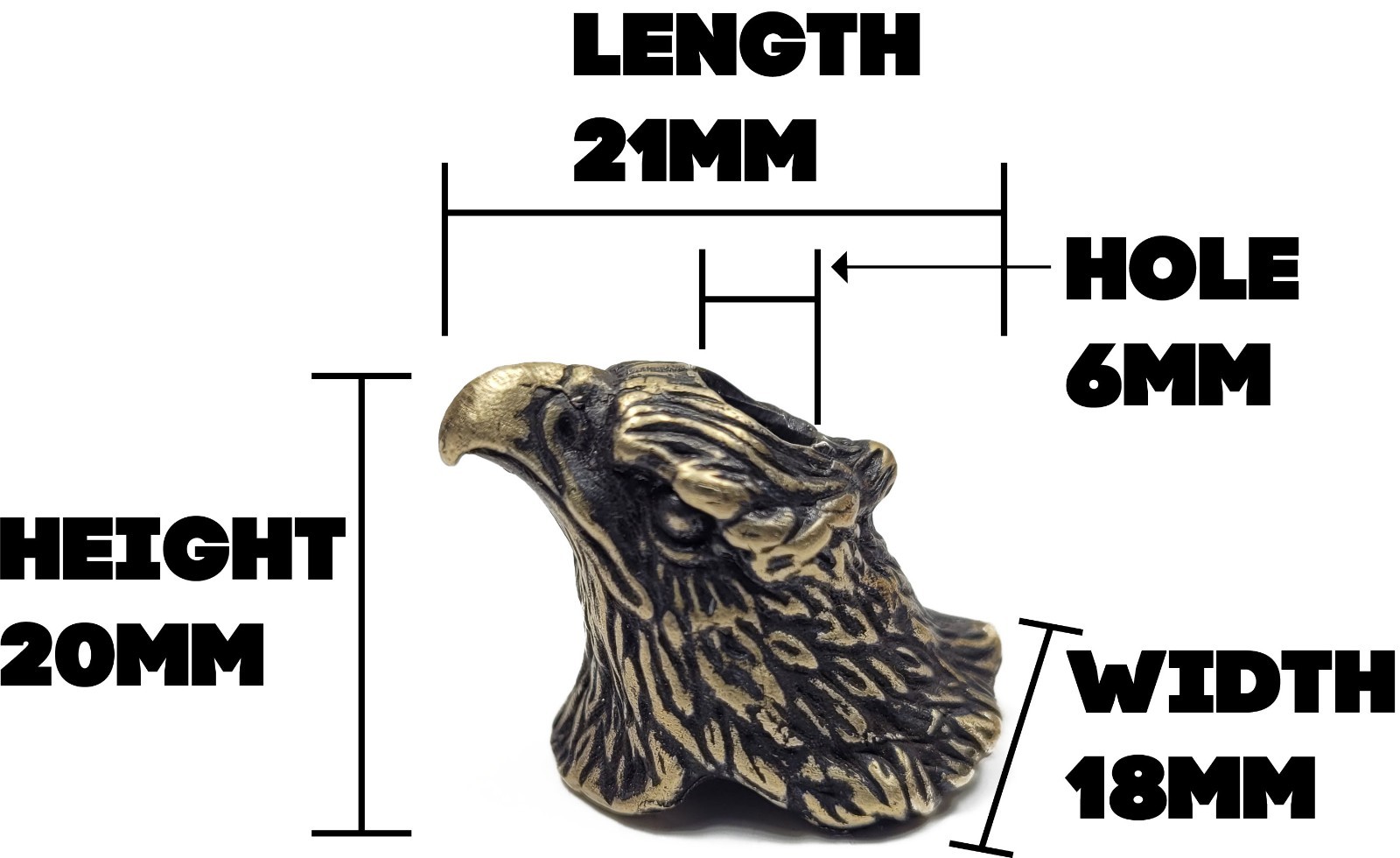 Bald Eagle Bead – 1 Pack