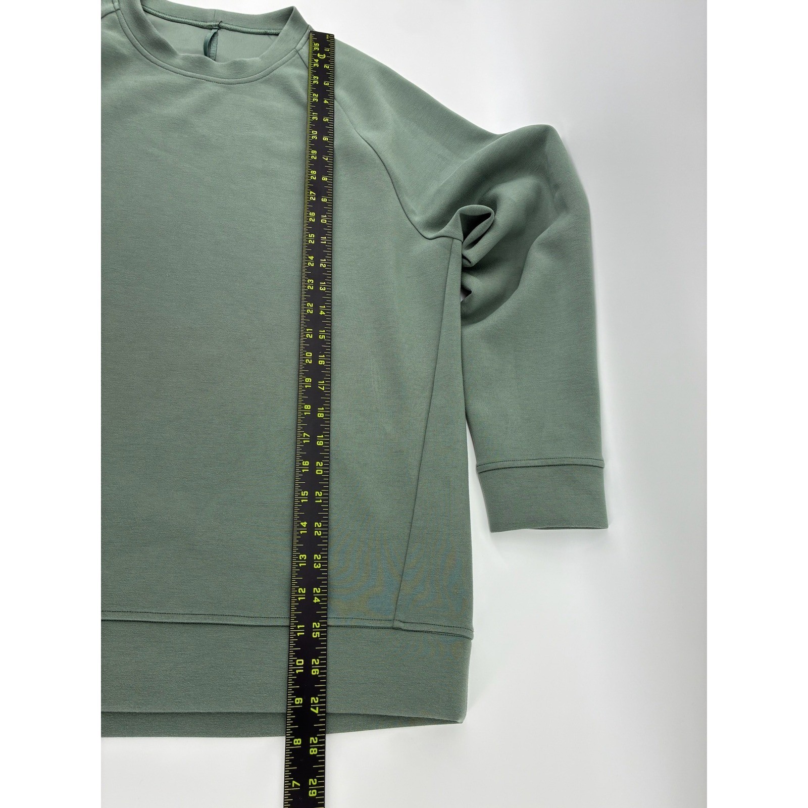 Lululemon City Sweat Crewneck Pullover Sage Green XL Sweatshirt Raglan Sleeve
