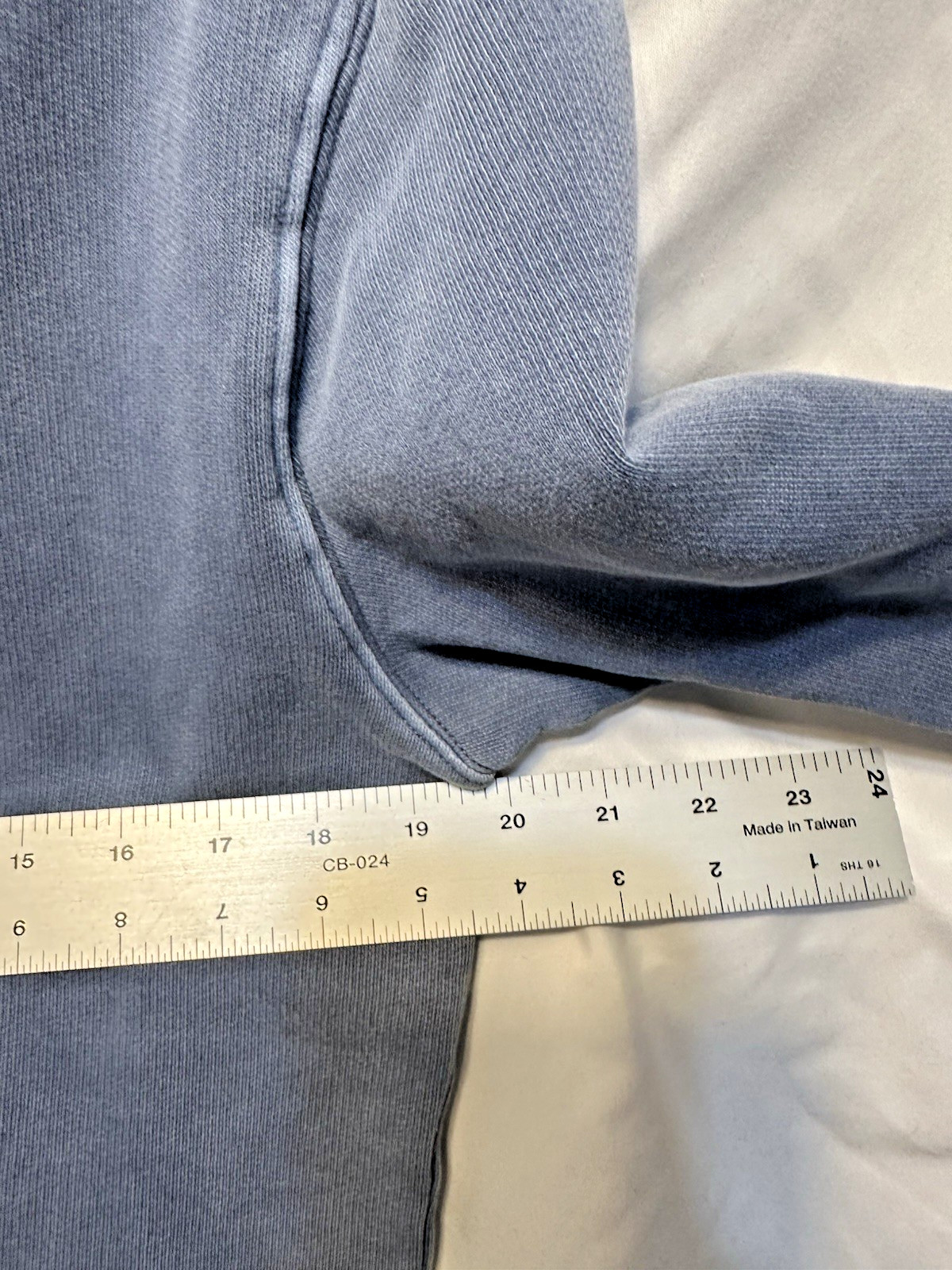 GOAT USA Linden Crewneck Sweatshirt Pepper Gray Men’s XS Vintage Wash