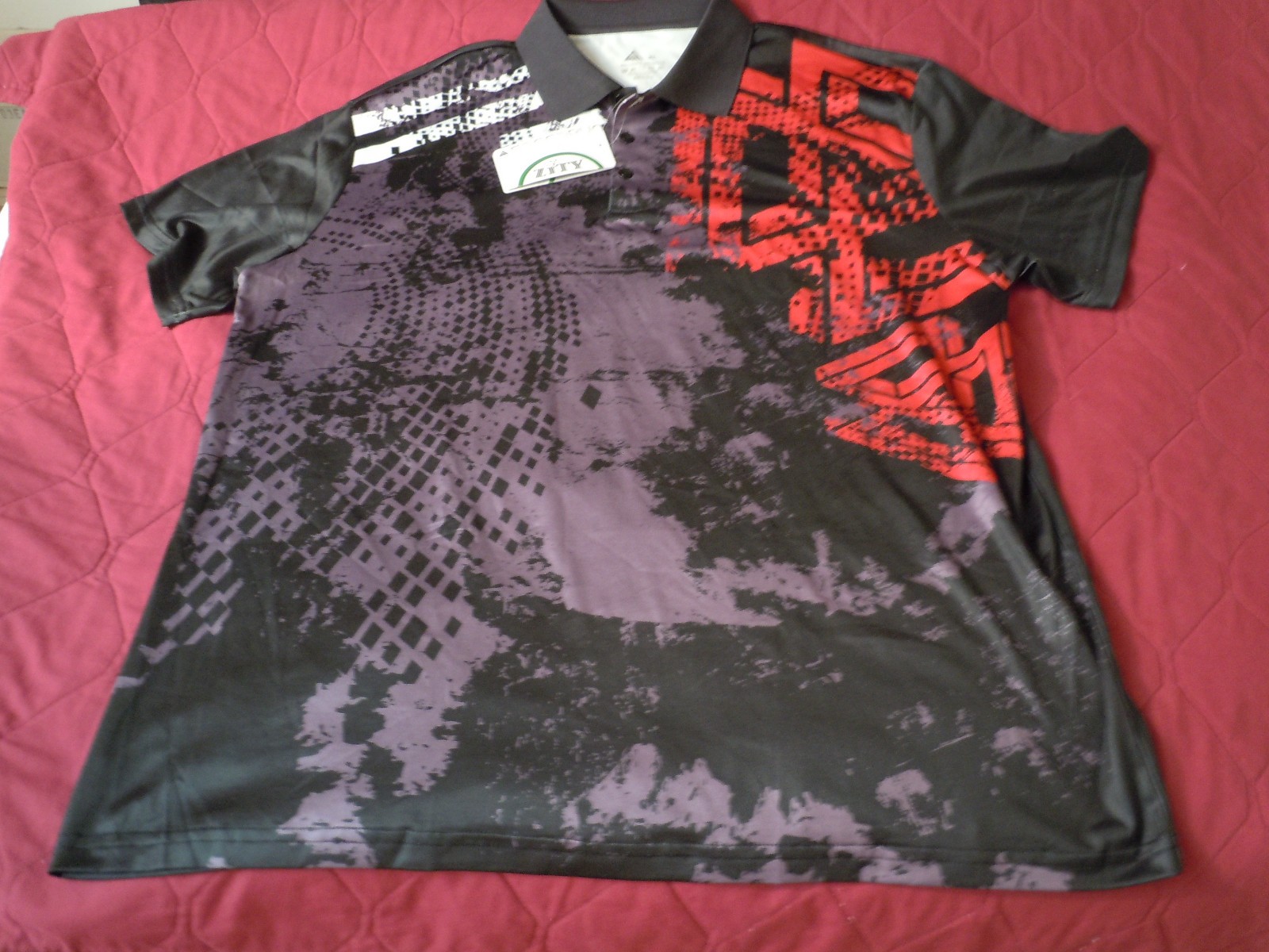 ZITY Speedrun * Men’s Polo Short Sleeve Shirt * size XL -* New wthTags