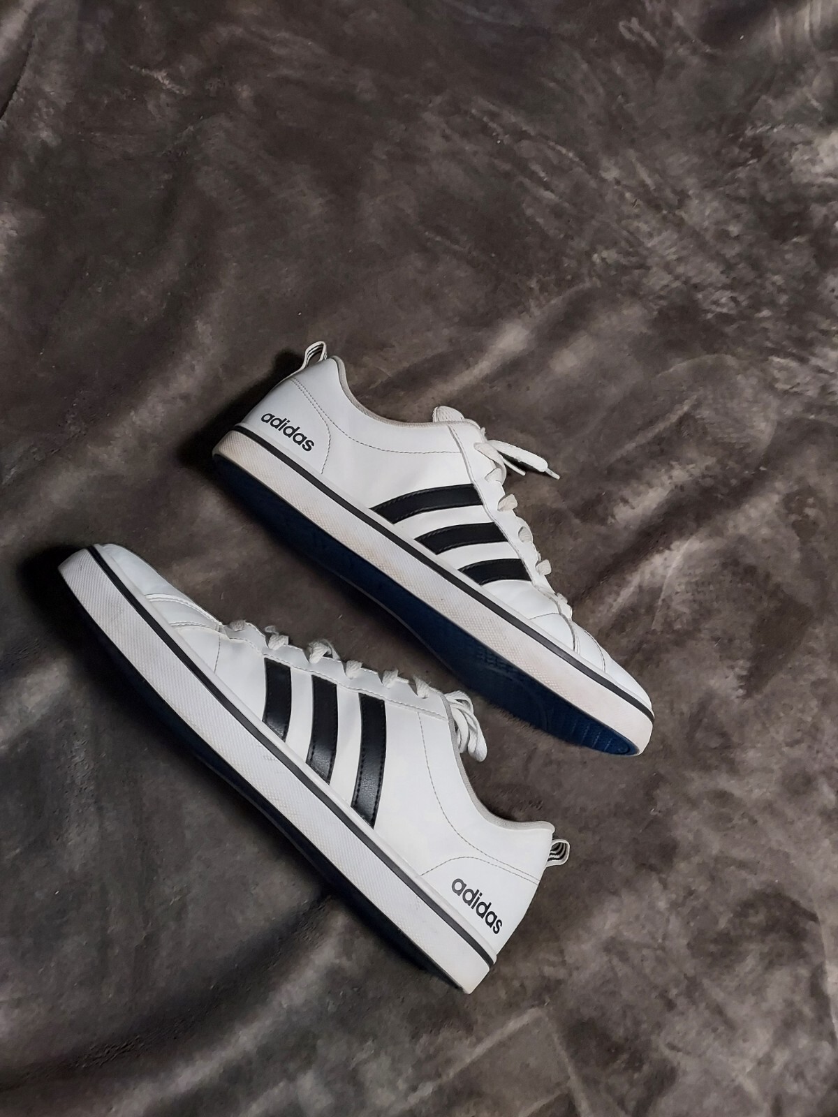 Adidas Mens VS Pace AW4594 White Casual Shoes Sneakers Size 12