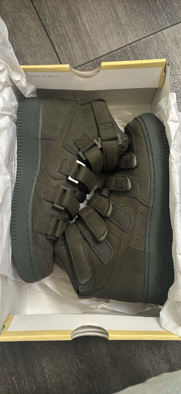 Nike Billie Eilish Air Force 1 High ’07 SP Sequoia Green Hook & Loop DM7926-300