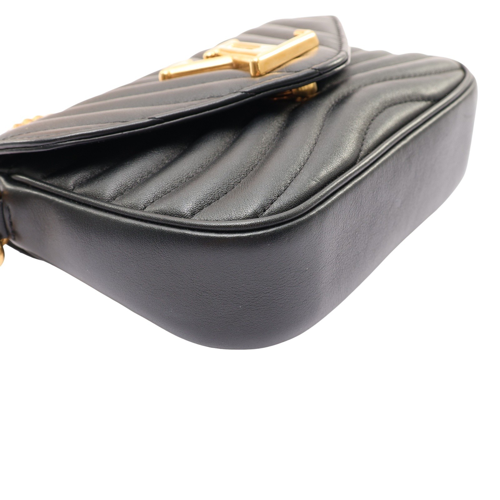 LOUIS VUITTON New Wave Multi-pochette Shoulder Bag Calfskin Black M56461
