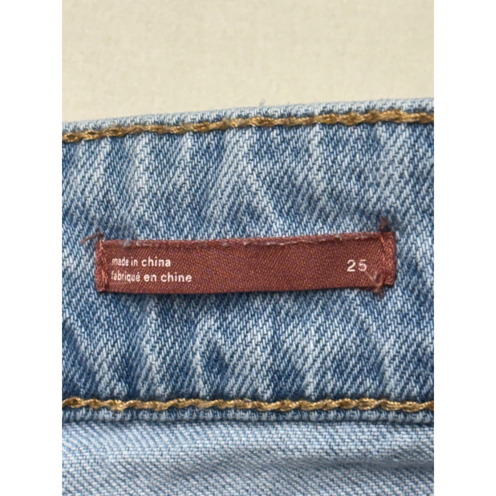Pilcro The Vintage Straight Jeans Light Wash Southwestern Side Stripe Womens 25