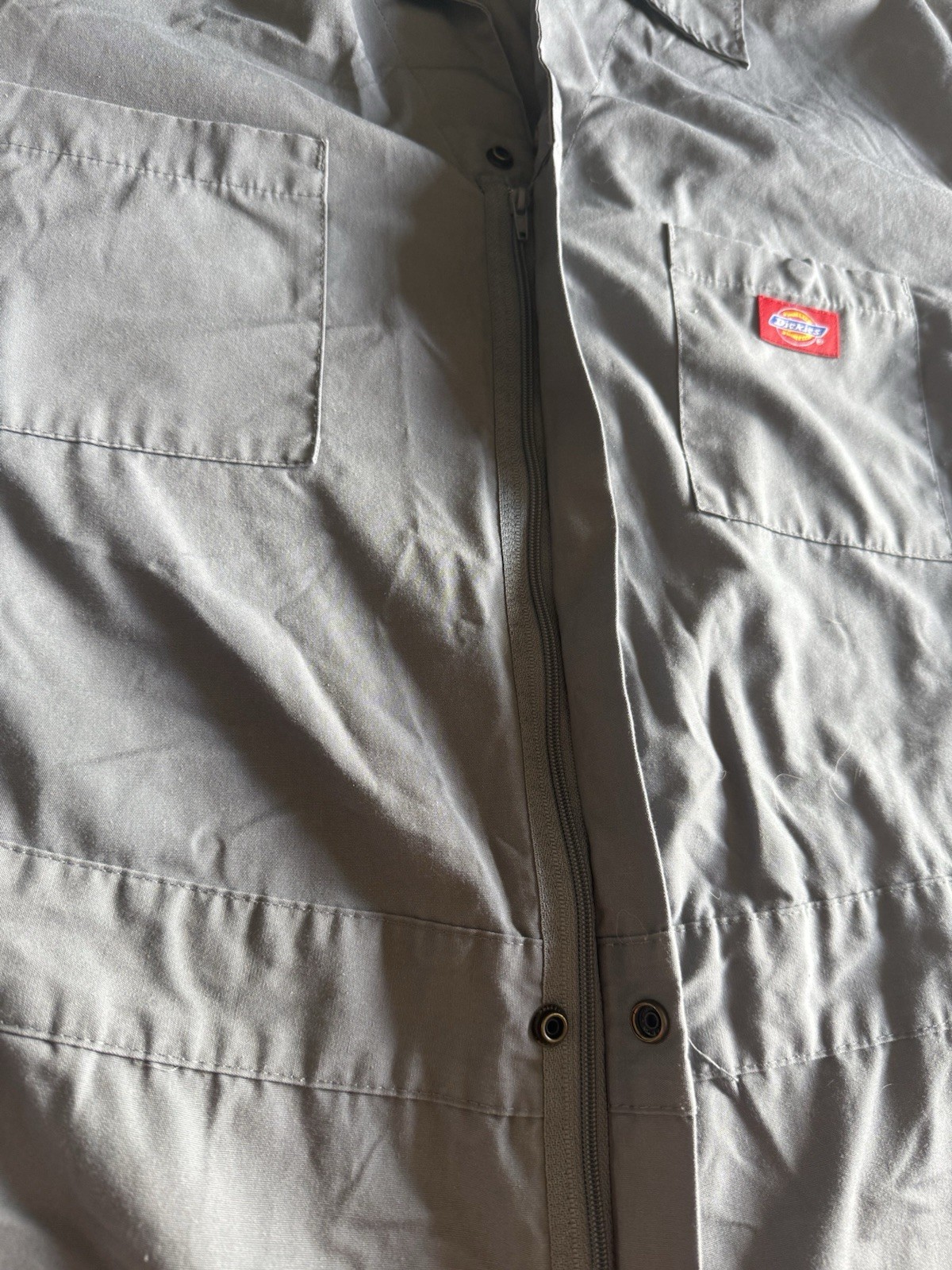 Dickies Gray Coveralls Jumpsuit Workwear Men’s XL Regular (Fits Chest 46/48)