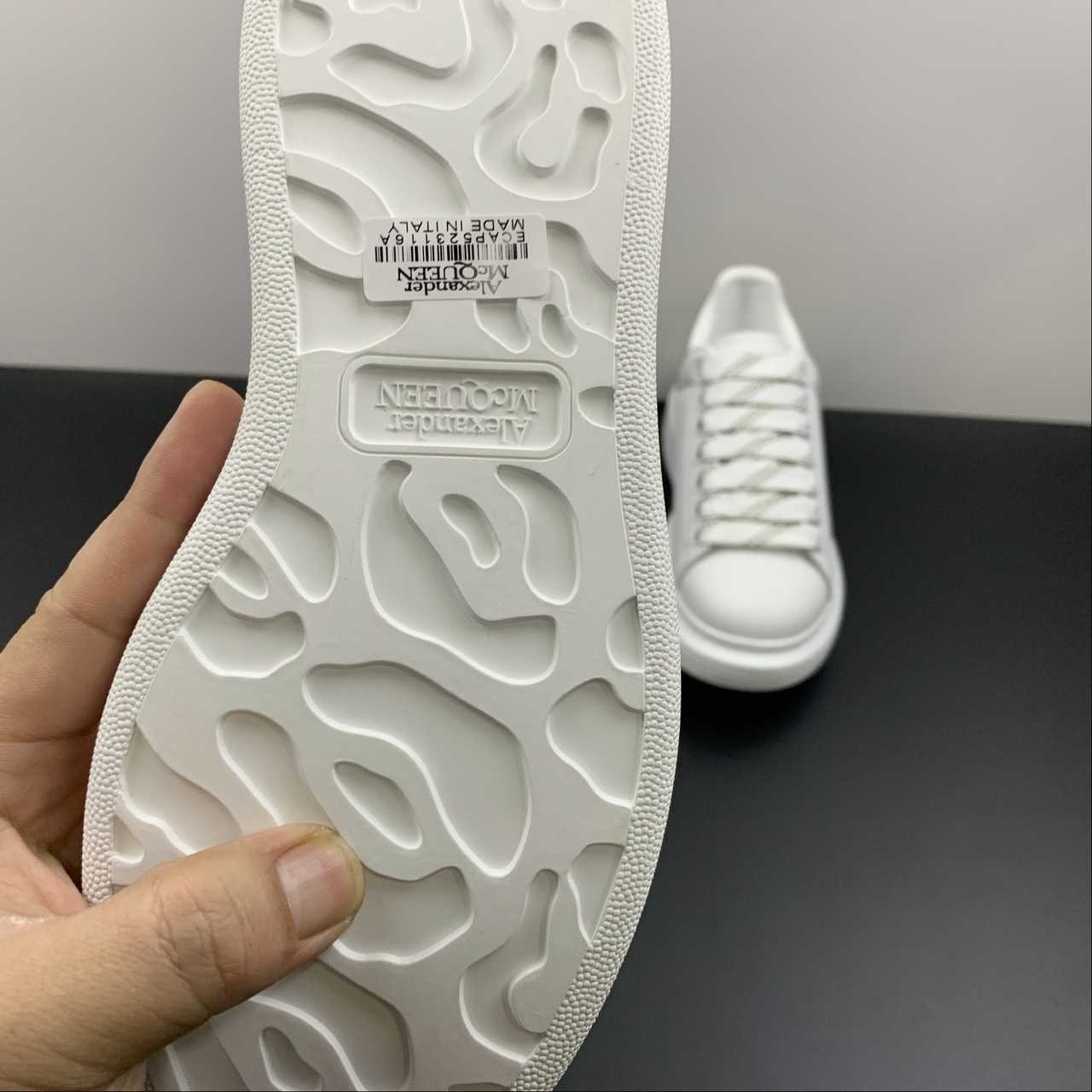 Alexander McQueen Oversized Sneaker “Beige Croc Heel” Men/Women Casual Shoes