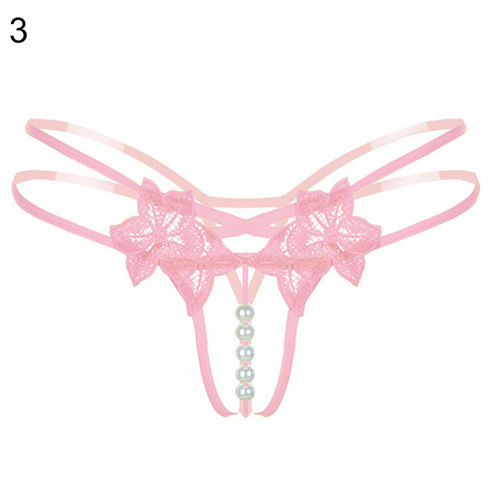 ☆USA☆ Sexy Women Lace Thong G-string Panties Lingerie Underwear Crotchles T-back