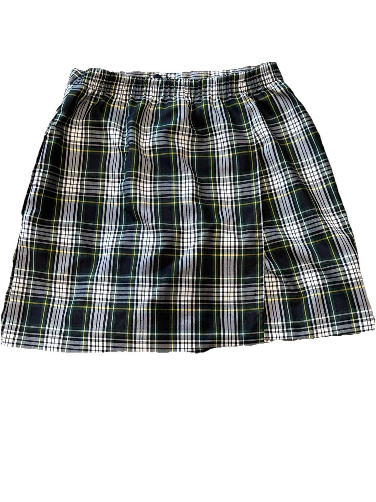 Dennis Uniform Girls 12 1/2 Pleated Plaid School Skirt Made in USA #21680