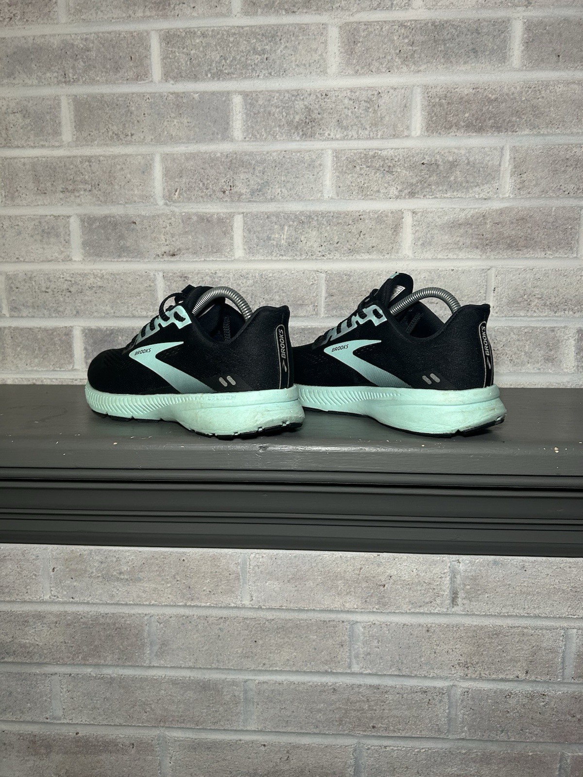 Brooks Launch GTS 8 Black Teal Running Shoes 1203451B096 Women 9 Medium (B)
