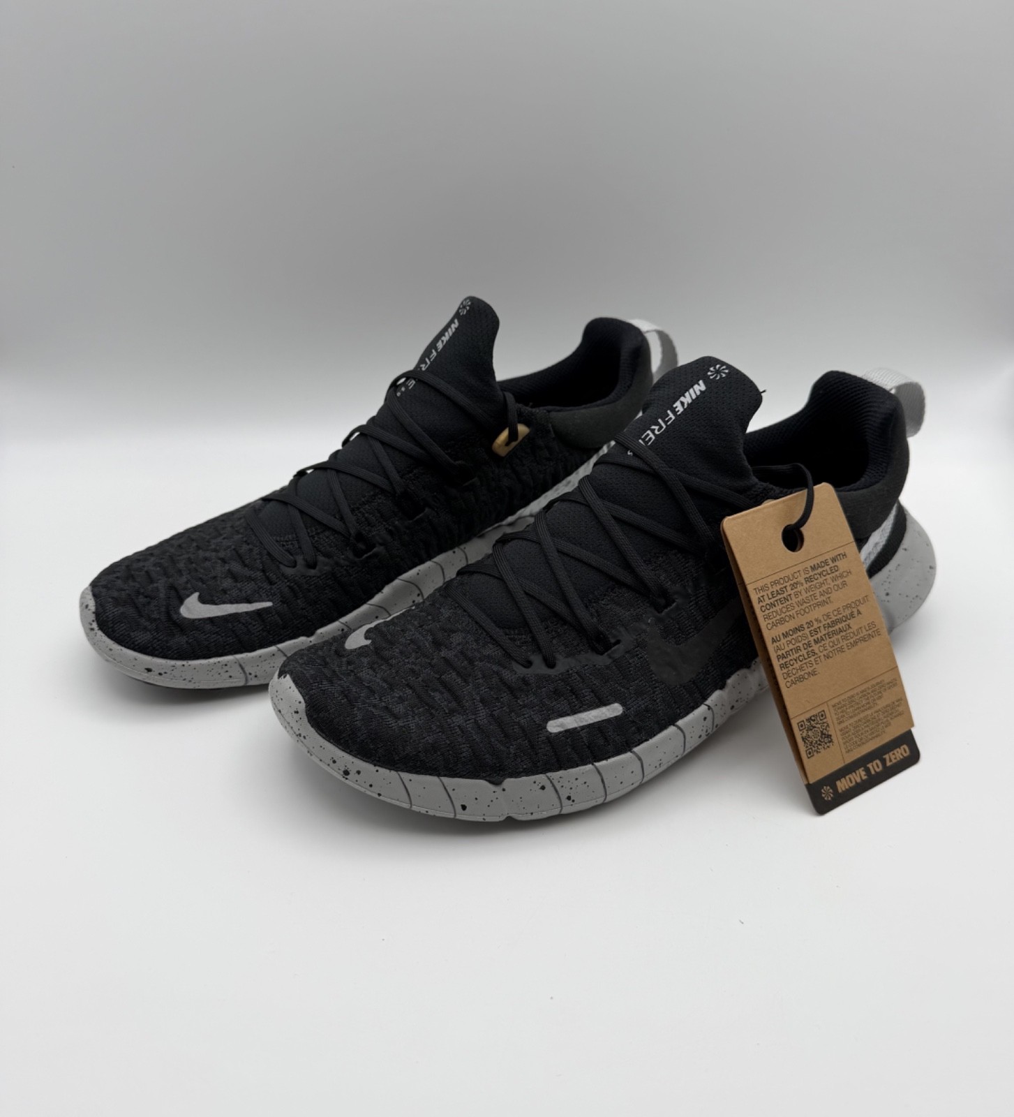 Nike Free RN 5.0 Next Nature Black/Black-DR Smoke Grey [CZ1884-006] Men’s Shoes