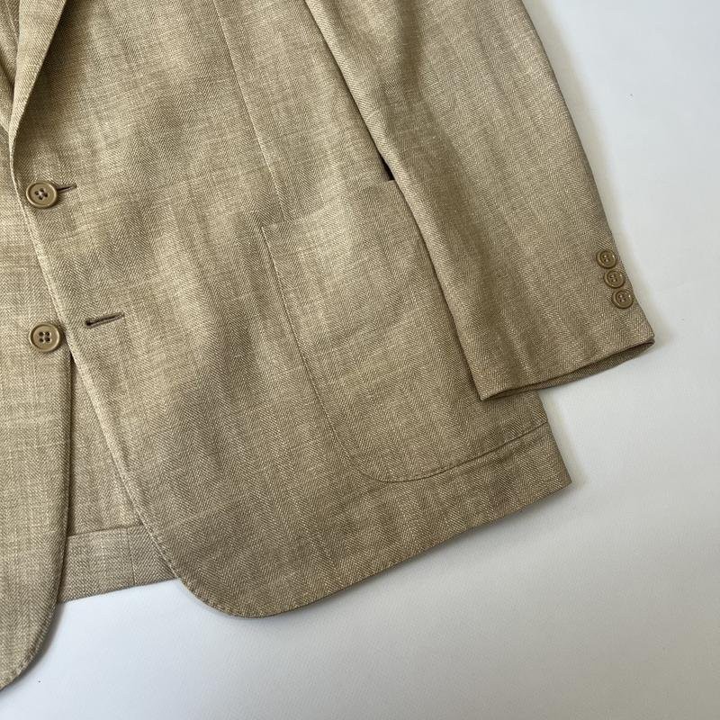 Men Ralph Lauren Beige Linen Silk Blazer 40 /L/