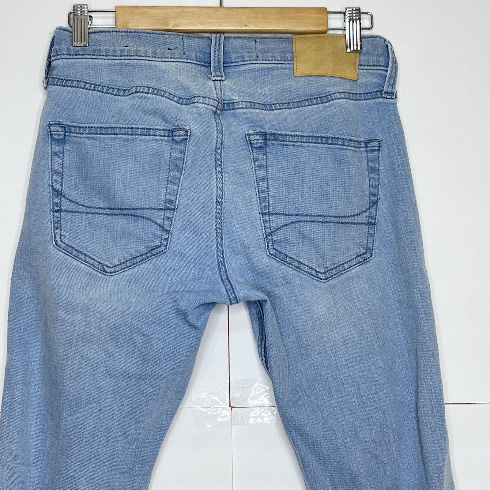 Hollister Women’s Super Skinny Jeans W29 L32 Light Wash