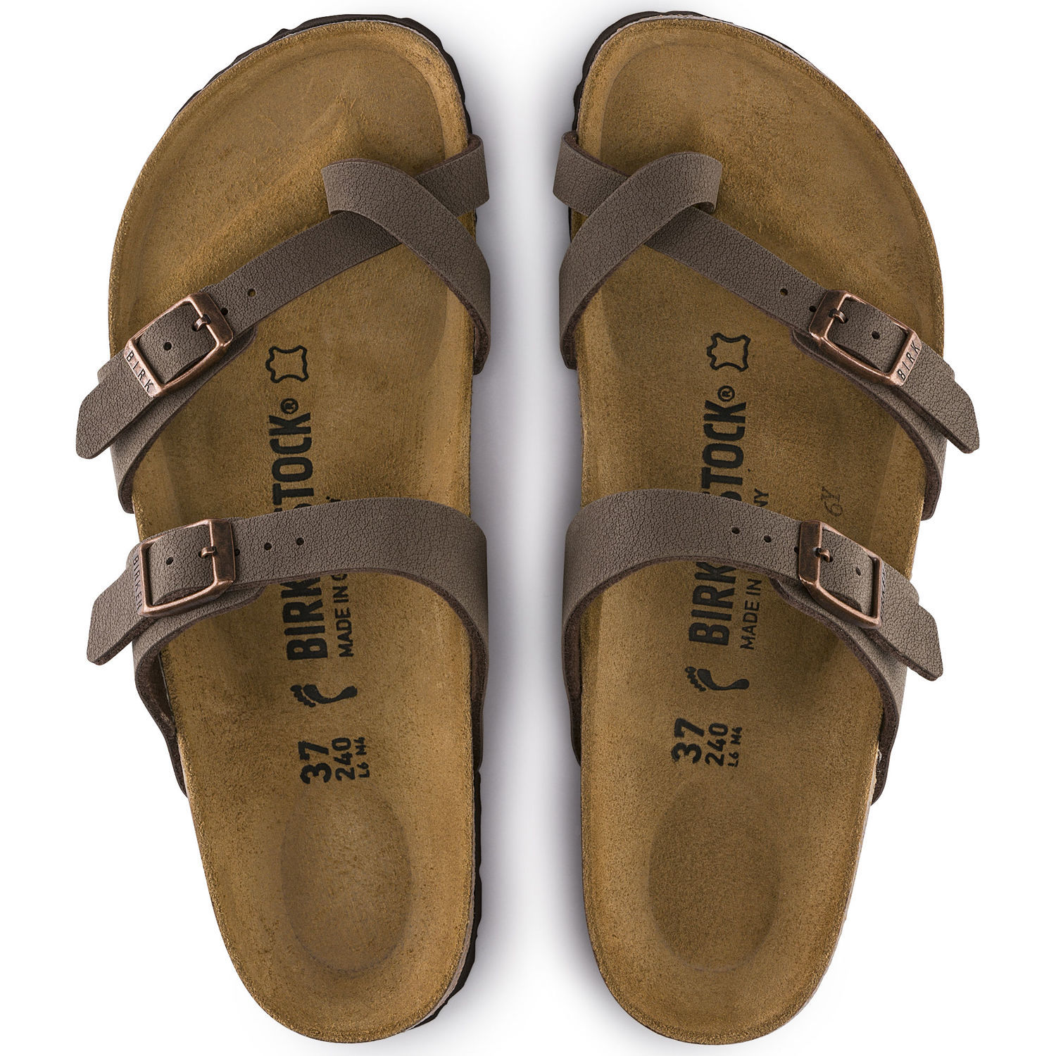Birkenstock Birko Flor Nubuck MAYARI – Mocca Brown BNIB 071061