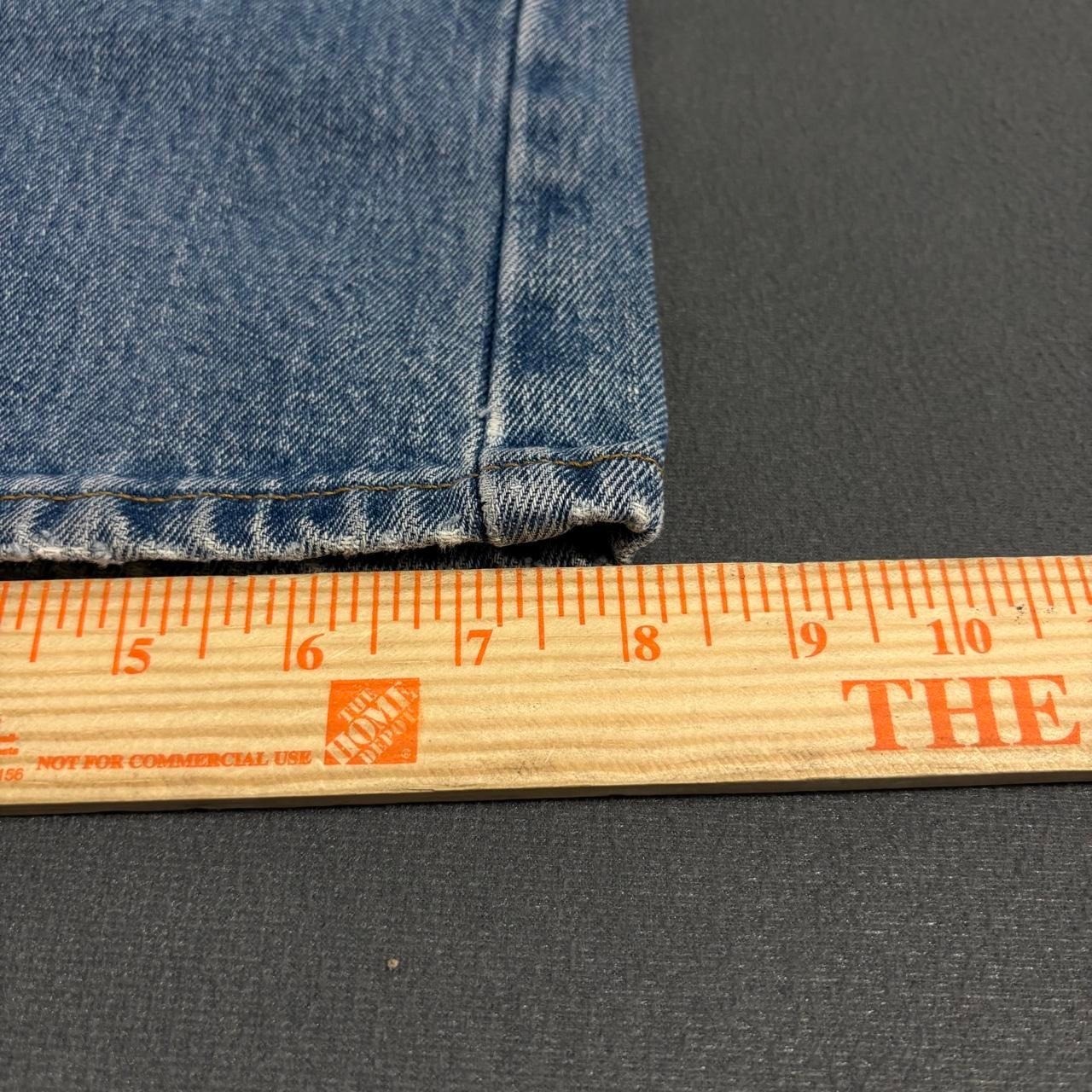 Levi’s 505 Regular Fit Jeans Straight Leg Blue Denim Men’s 34×32
