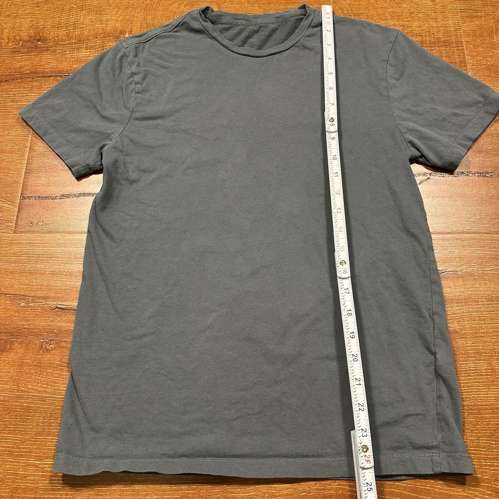 All Saints T Shirt Mens S Gray Short Sleeve Embroidered Logo City Designer Alt