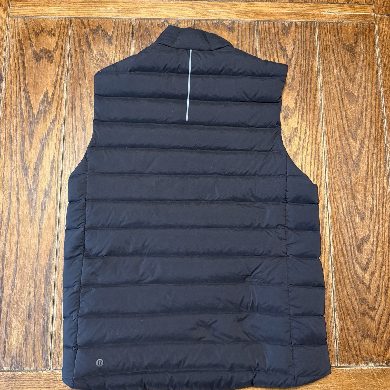 Lululemon Navigation Down Vest Black Running Puffer LM4A96S Mens Small Primaloft