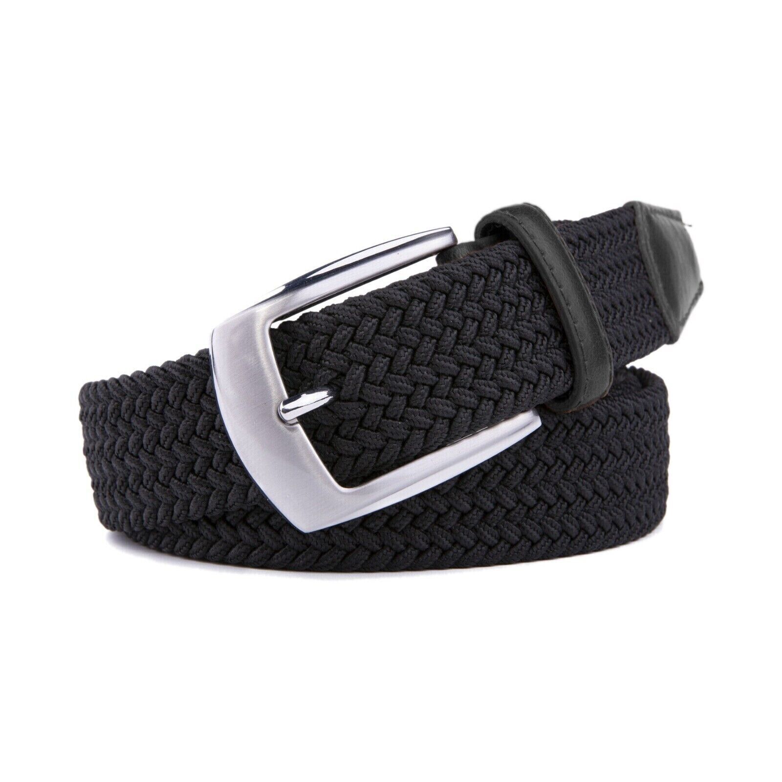 Elastic Fabric Braided Belt,Enduring Stretch Woven Belt for Unisex Men/Women/Jun