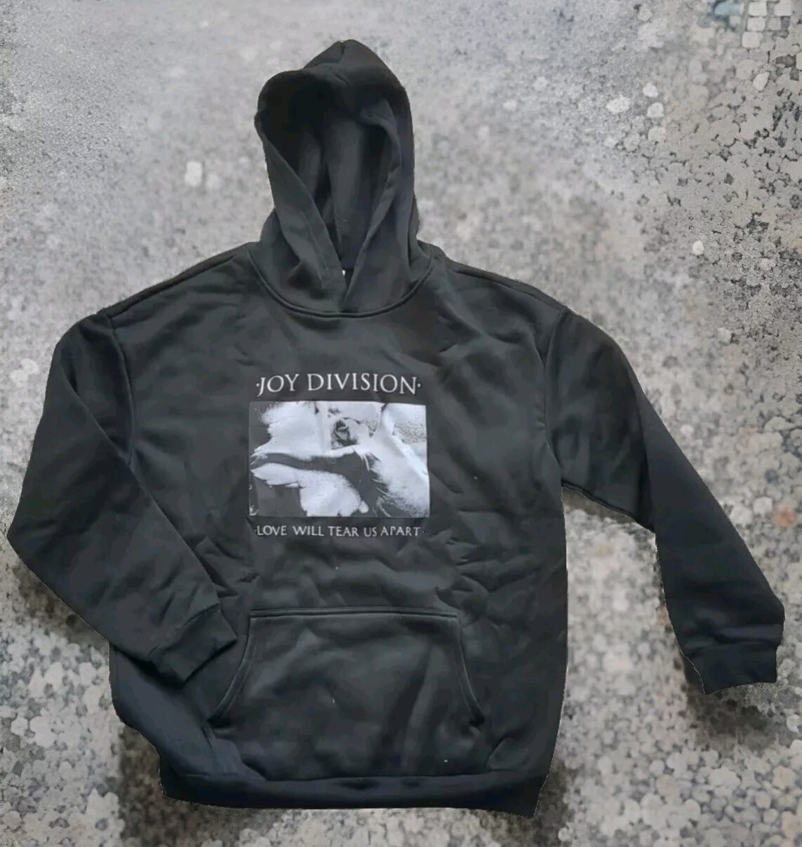 Joy Division Love Will Tear Us Apart – Hoodie Black Sweatshirt Large UniSex L
