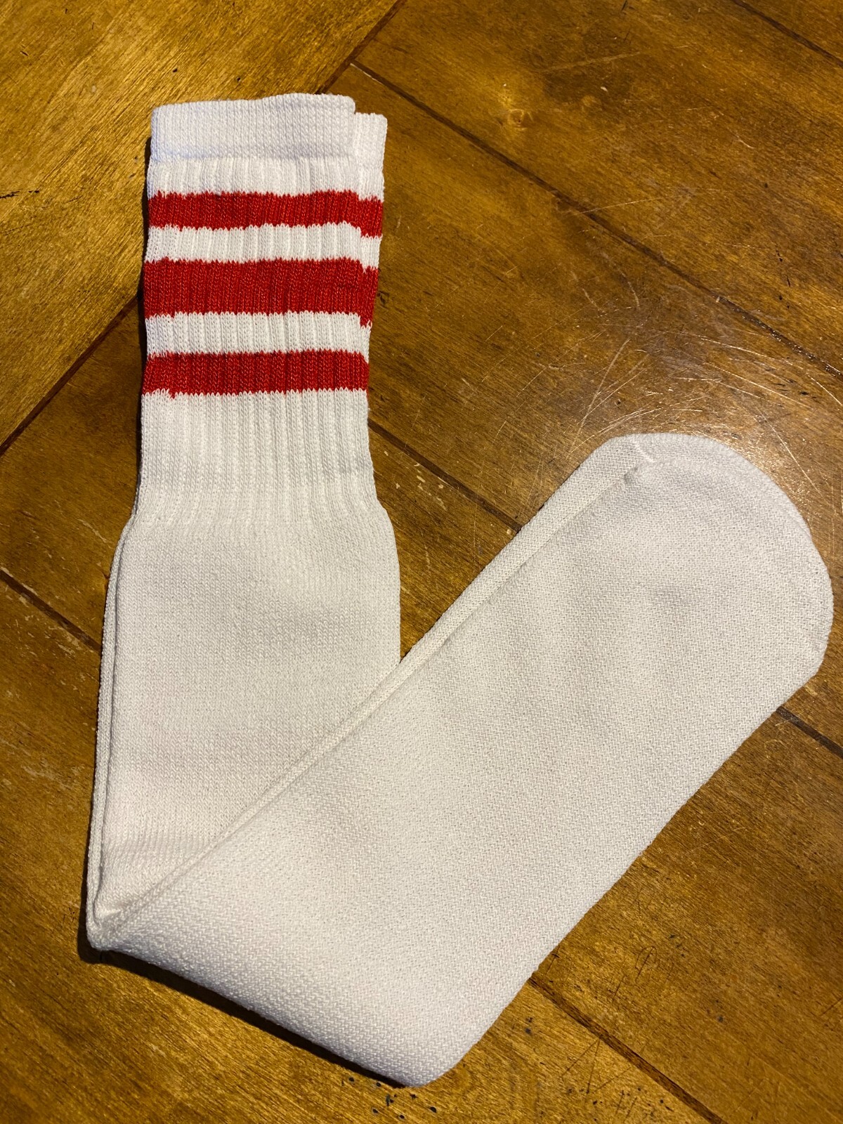 1-Pair TUBE SOCKS STRIPED 24 INCHES LONG SOCKS OLD SCHOOL