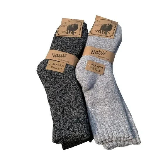 6 Pairs Women‘s Alpaca Wool Socks Thick Winter Warm Traditional NorwegianThermal