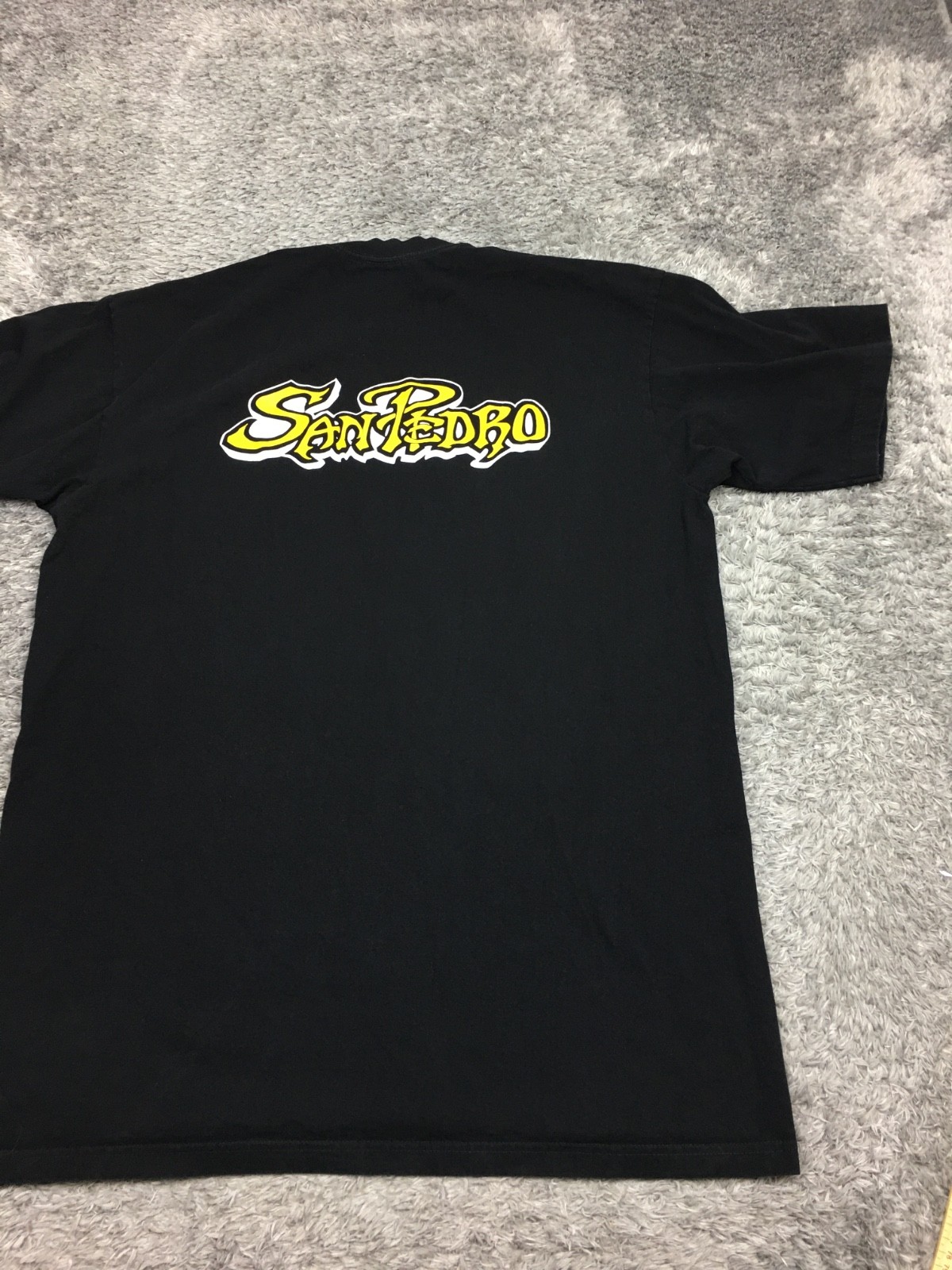 Pro 5 Super Heavy T Shirt Mens Size 2XL Tall Black Cotton San Pedro