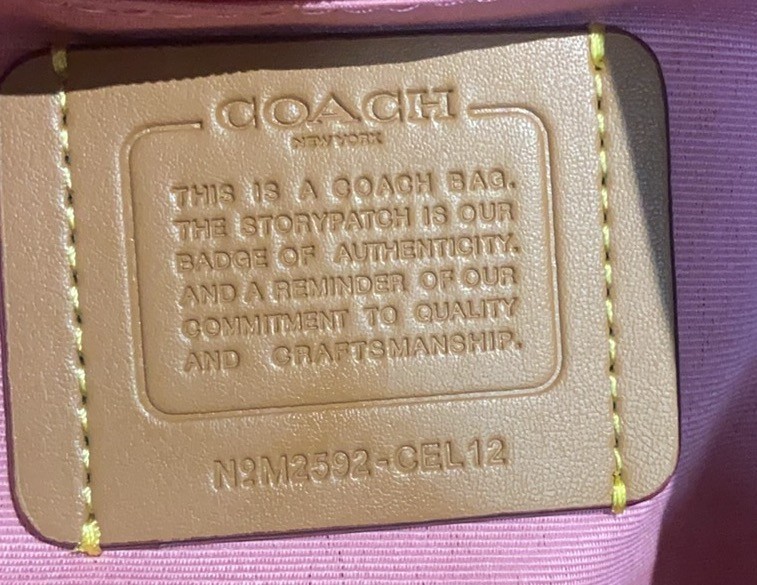 COACH CEL12 Laurel Shoulder Bag In Signature Canvas With Charms Powder Pink