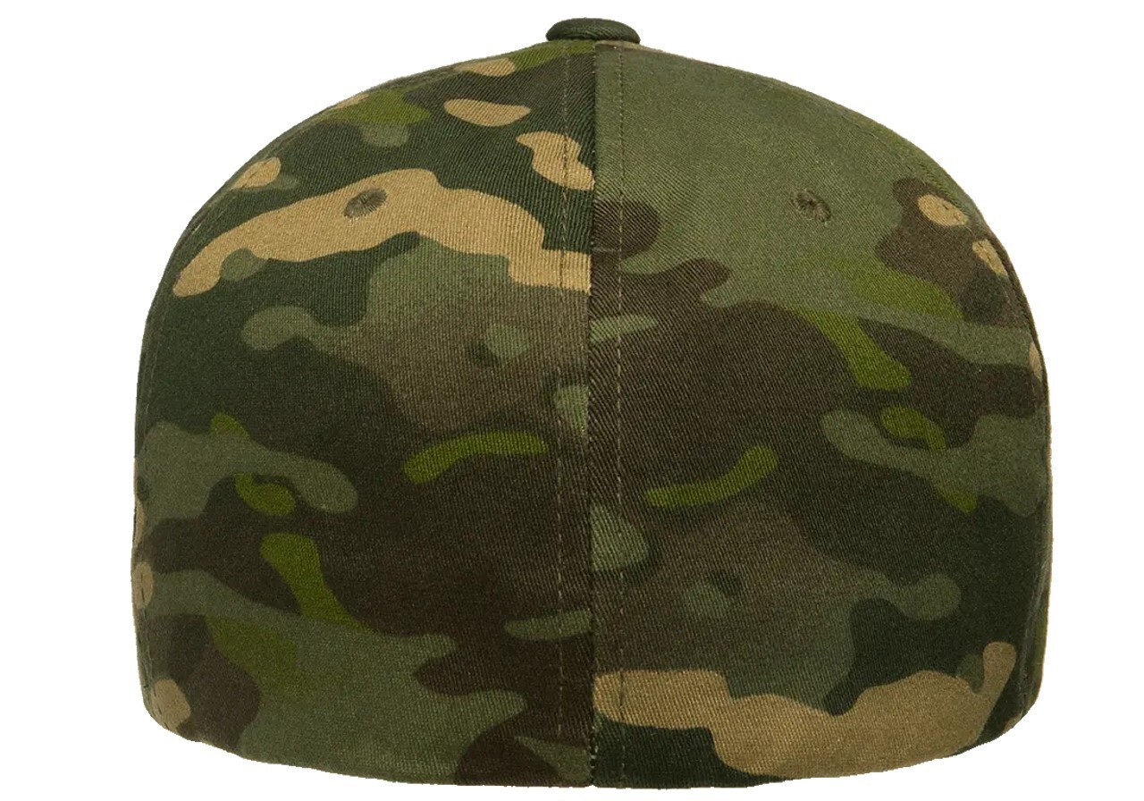 Flexfit Fitted Cotton Cap Multicam Tropic