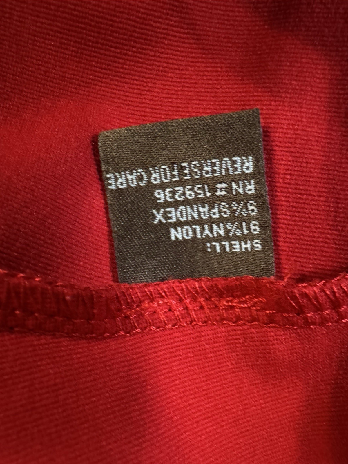 J. McLaughlin Large Durham Top Red Womens Catalina Cloth Ruffle Neck Office