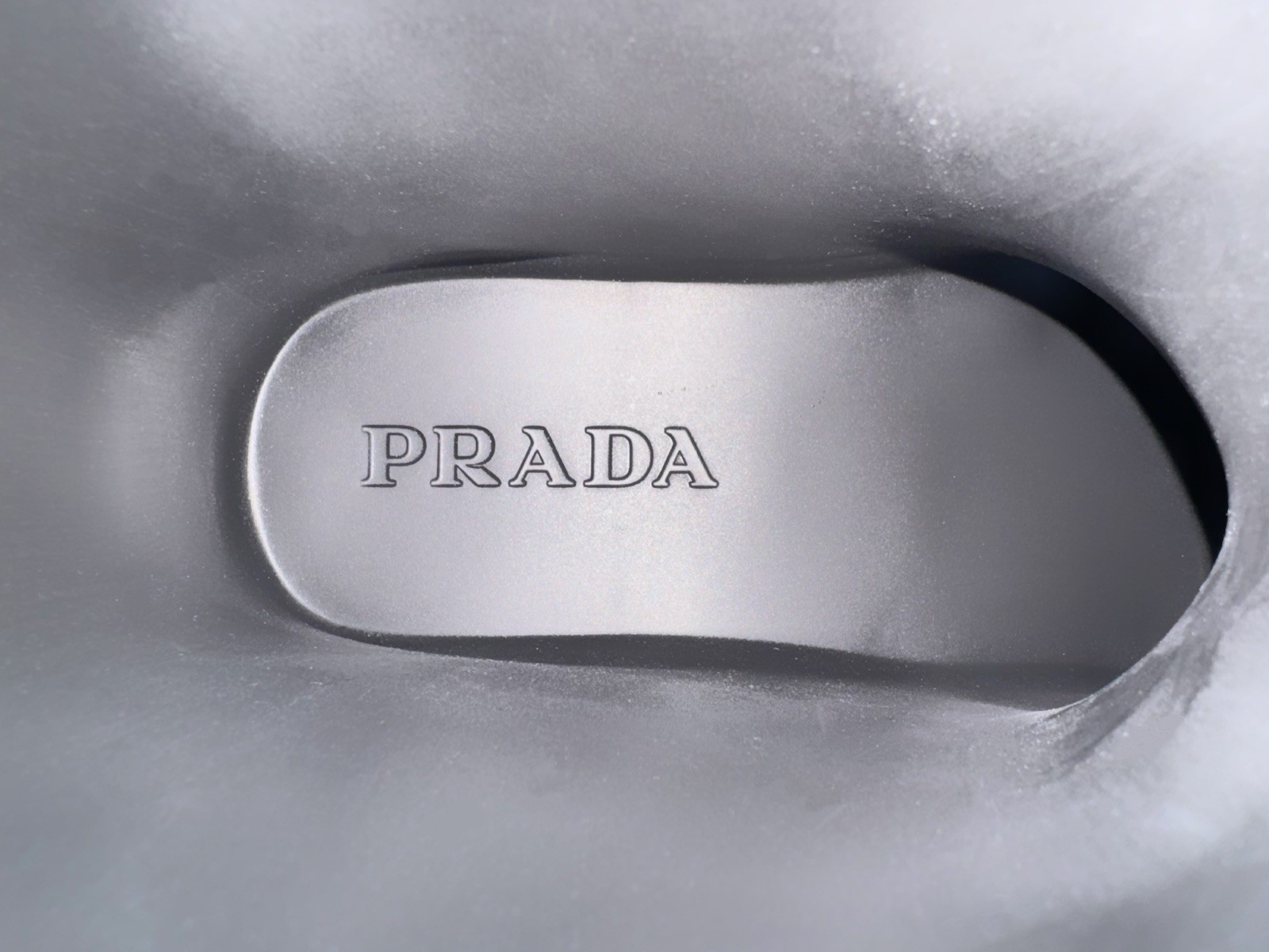 80%Off Retail$750 Prada Black Rubber Pull-on Rain Boots Size UK 8/US 9/IT 42