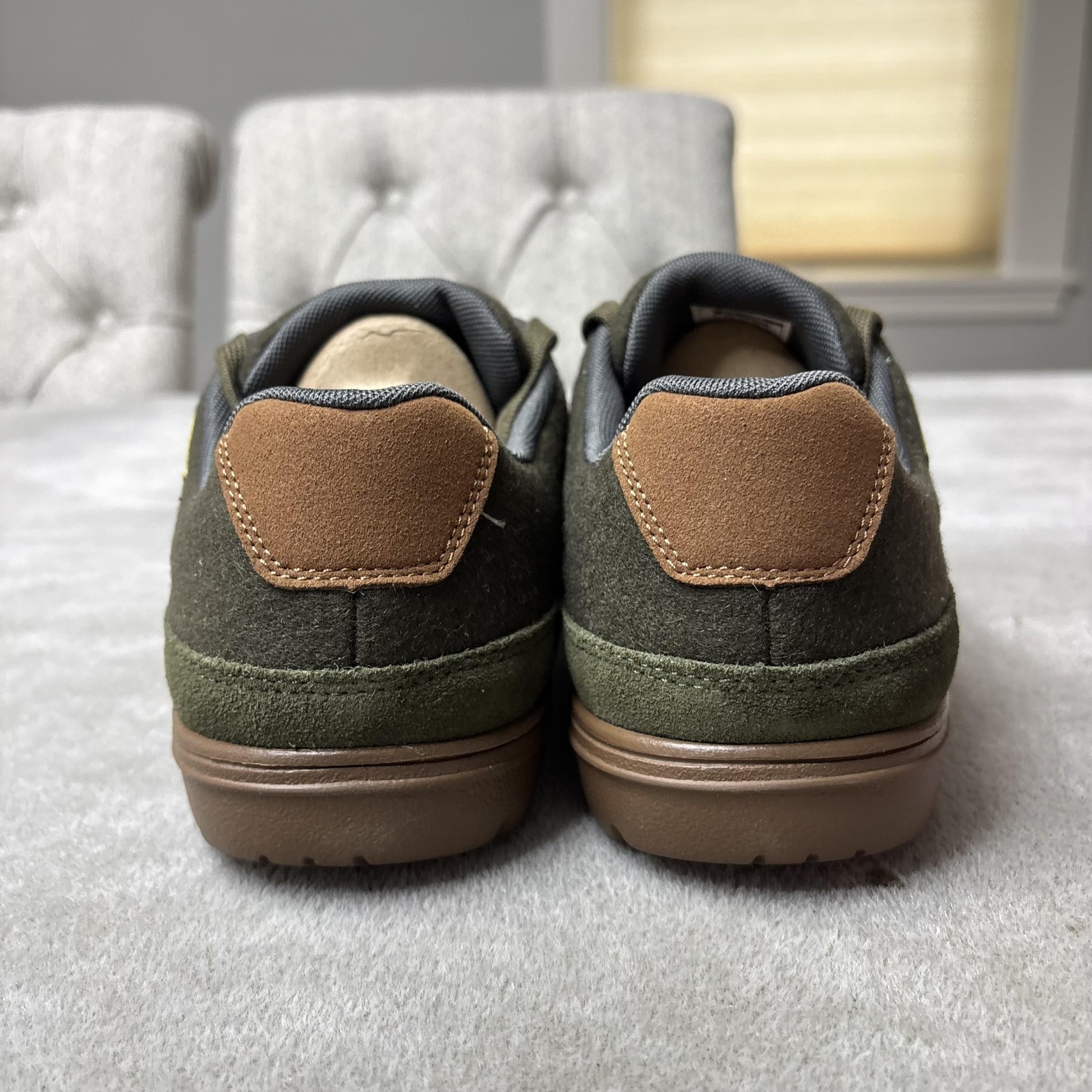 Lems Chillum Shoes Mens Size 8 Green Spruce Lace Up Low Top Casual Sneakers