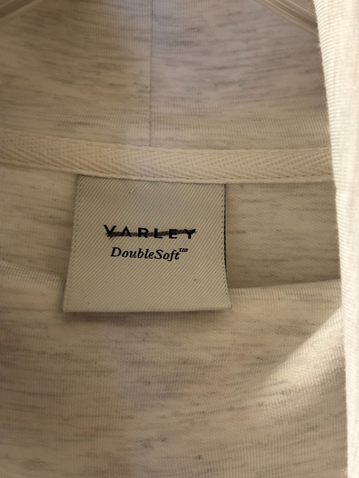 NEW WITH DEFECT Varley DoubleSoft Freya Cowl Neck Pullover Sweatshirt Gray SZ M