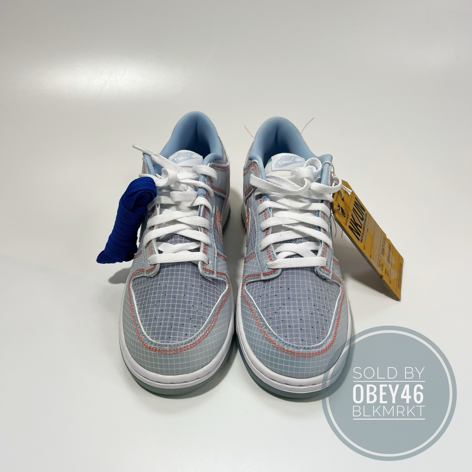 Nike Dunk Low x Union LA Passport Pack Argon DJ9649-400 Men’s Size 9.5