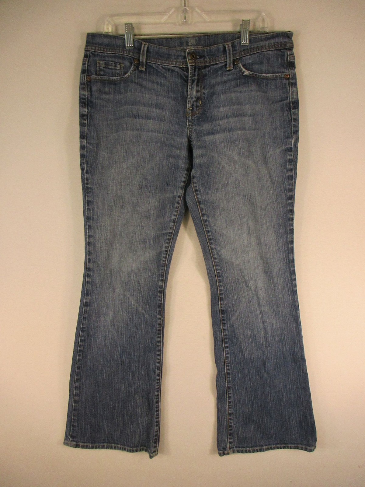 NYDJ Womens 12 Bootcut Blue Medium Wash Stretch 98% Cotton 2% Spandex
