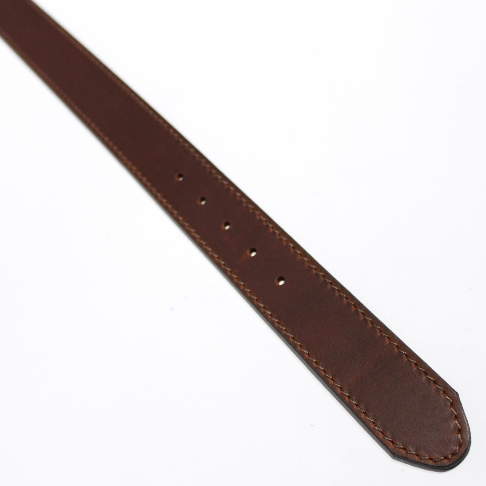 NWT Justin USA American Flag Brown Leather Western Belt Men Size 36 (45″ x 1.5″)