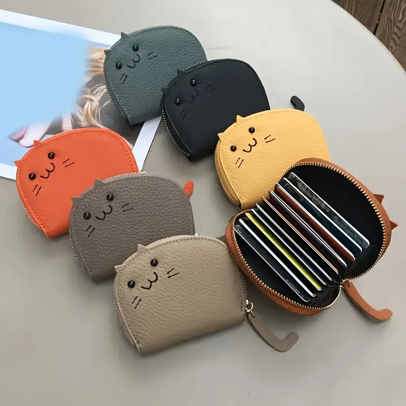 Cartoon Cat shaped design Wallet Women’s Multi-card slots Holder Cute Fashion