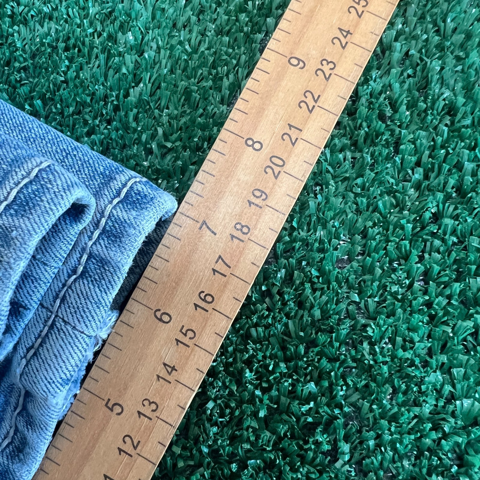 BKE Jake Straight Leg Distressed Stretch Mens 32×31″ Jeans Blue Ripped Slim