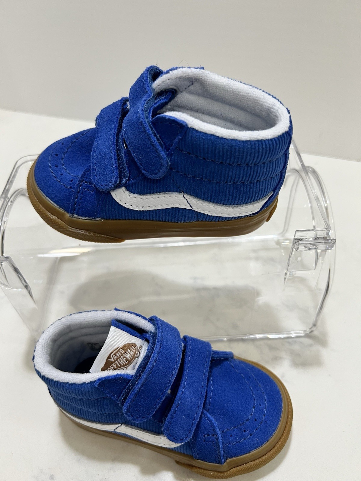Blue Toddler Vans With Velero Straps
