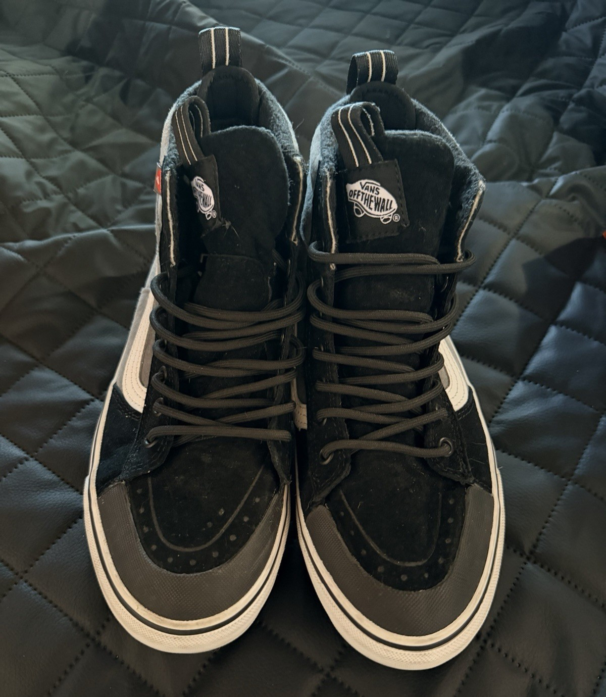 VANS Sk8-Hi MTE Men’s Athletic High Top Lace-Up Sneaker Black/Gray/White